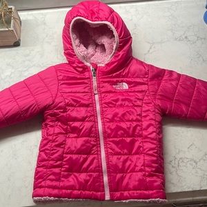 Girls North Face reversible jacket